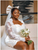 QueenLine Customized Curvy Long Sleeves Pearls Lace Satin African Short Civil Court Bridal Gown