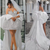 QueenLine Luxury Customized Short Crystal Sequins African Reception Civil Wedding Dress With Cape Corset