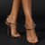 QueenLine Luxury Roman style Metal leather weave word-cingulate Pointed Open toe Belt buckle heel