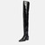 QueenLine Over the knee Luxury Pointed toe Slip-on Middle heel Skinny boots
