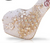 QueenLine White pearl beads high Luxury peacock high  Bridal Pumps