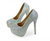 QueenLine Luxury Shining crystal Rhinestone Bridal Heels