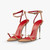 QueenLine Luxury Metal Stiletto Belt buckle word-cingulate Pointed Open toe heel