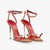QueenLine Luxury Metal Stiletto Belt buckle word-cingulate Pointed Open toe heel
