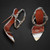 QueenLine Luxury Chain weaving Metal Pointed toe Thin word-cingulate Belt buckle Super high heel