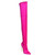 QueenLine Luxury Stretch Metal stiletto heels Over the knee Pointed Toe thigh high boots