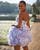QueenLine Luxury Elegant Lace Pretty 3D Flower Lavender Mini Strapless Corset Short Evening Dress