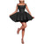 QueenLine Luxury Sexy Satin Teens Spaghetti Straps A-Line Puffy Short Homecoming Dress