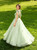 QueenLine Luxury Customized Sage Green Glitter Tulle Teens 3D Butterfly Long Sequin Princess Quinceanera Dress with Bow Strap
