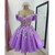 QueenLine Customized Sparkly Tulle Beaded Lace Off the Shoulder Corset Short Homecoming Dress