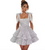 QueenLine Luxury Customized Sparkly Sequin Teens Bow Straps Mini Short Homecoming Cocktail Dress