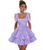 QueenLine Luxury Customized Sparkly Sequin Teens Bow Straps Mini Short Homecoming Cocktail Dress