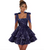 QueenLine Luxury Customized Sparkly Sequin Teens Bow Straps Mini Short Homecoming Cocktail Dress
