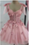 QueenLine Luxury Customized Teens Butterfly Short Glitter Tulle Lace Cocktail Homecoming Dress with Bow