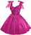 QueenLine Luxury Customized Teens Butterfly Short Glitter Tulle Lace Cocktail Homecoming Dress with Bow