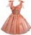 QueenLine Luxury Customized Teens Butterfly Short Glitter Tulle Lace Cocktail Homecoming Dress with Bow