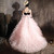 QueenLine Luxury Elegant Pink Dubai Flowers Arabic Princess Dress