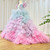 QueenLine Luxury Feathers Beading Princess Prom Quinceañera Girl Dress