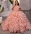 QueenLine Luxury Customized Thin Flower Ruffles Beading Straps Flower Girl Dress Gown