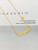 QueenLine Solid G18K Yellow Gold Bracelet and Necklace Jewelries Sets