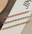 QueenLine G18K White Gold Natural Red Ruby or Blue Sapphire Bracelets