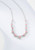 QueenLine Solid 18K White Gold Nature 1.18ct Pink Diamonds Pendants Necklaces