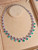 QueenLine Pure 18K Gold Natural Green Emerald 15.0ct Gemstones Necklace