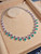 QueenLine Pure 18K Gold Natural Green Emerald 15.0ct Gemstones Necklace