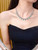 QueenLine Pure 18K Gold Natural Green Emerald 15.0ct Gemstones Necklace