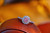 QueenLine 0.18ct Solid G18K Gold Diamond Natural Pink Diamonds Rings