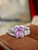 QueenLine G18K White Gold 2.05ct Natural Purplish Pink Sapphire Rings