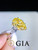 QueenLine G18K White Gold 4.58ct Natural Brownish Yellow Diamonds Rings