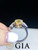 QueenLine G18K White Gold 4.58ct Natural Brownish Yellow Diamonds Rings