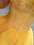 QueenLine Yellow Strapless Beading Custom Made Hand Sewing High Quality Evening Dress