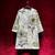 QueenLine Luxury Vintage Embroidery O neck Floral Beading Long 2/3 Sleeves Wide Waisted Coat