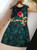 QueenLine Elegant Embroidery Sequins Rose Beaded Sleeveless Vest Dress