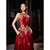 QueenLine Elegant Luxury Chinese Style High-end Cheongsam Collar Gown With Sequins