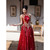 QueenLine Elegant Luxury Chinese Style High-end Cheongsam Collar Gown With Sequins
