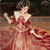 QueenLine Luxury Xiuhe Chinese Style Dragon And Phoenix Bridal Dress