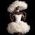 QueenLine Luxury 3D Flowers Off Shoulder Beads Puffy  Short Dress