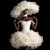 QueenLine Luxury 3D Flowers Off Shoulder Beads Puffy  Short Dress