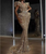 QueenLine Luxury Customized Glitter Mermaid Crystal Full Sequins Beading Evening Dress With Belt