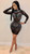 QueenLine Glitter Rhinestones Sexy Plus Size Dress Women Black O Neck Long Sleeve Bodycon Dress Elegant Khaki Mesh Patchwork Party Dresses