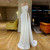 QueenLine New Listing Elegant White Long Evening Dress Sleeveless Floor Length Evening Dresses High Split Fomal Gowns Party Dress