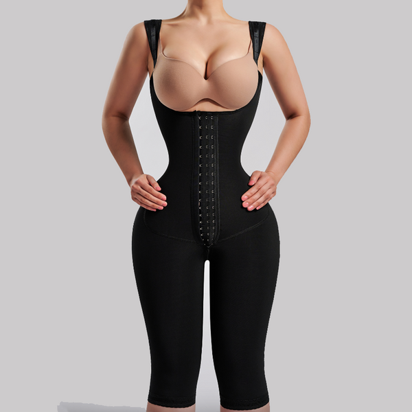 QueenLine Double High Compression Underwear High-back Hourglass Girdle Waist Trainer Post-operative  Fajas Colombianas Shapewear