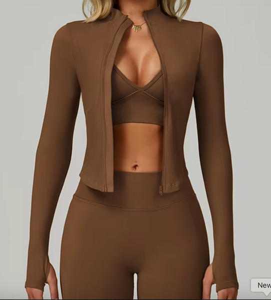 QueenLine  2/3PCS High Waist Leggings Sports Bra  Tracksuit Sportswear Athletic Wear Yoga Set