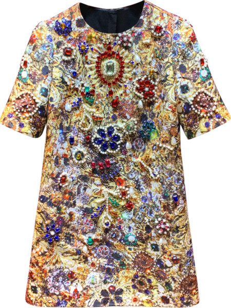 QueenLine Luxury mbroidery England Style Beading Short Sleeve Pencil Evening Dress