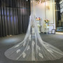 QueenLine 3*3 Lace veil bridal wedding veils new design|Bridal Veils|   