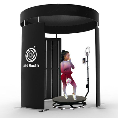 QueenLine 360 Deluxe Led Photo Booth Inflatable Enclosure with Led ...