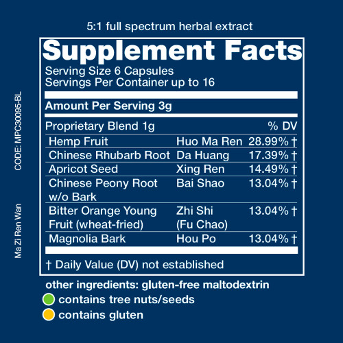 Ma Zi Ren Wan (Capsules) Gliding Pond Formula